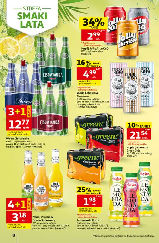 Auchan - gazetka promocyjna Gazetka 30 Lat Hipermarket Auchan od czwartku 02.07 do środy 08.07 - strona 8