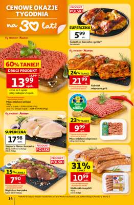 Auchan - gazetka promocyjna Gazetka 30 Lat Hipermarket Auchan od czwartku 02.07 do środy 08.07 - strona 14