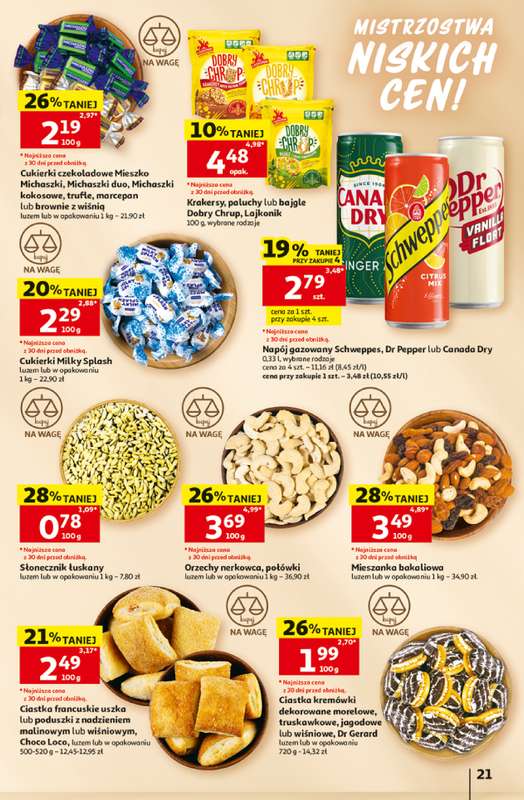 Auchan - gazetka promocyjna Gazetka 30 Lat Hipermarket Auchan od czwartku 02.07 do środy 08.07 - strona 21