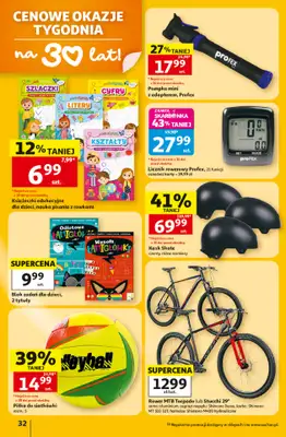 Auchan - gazetka promocyjna Gazetka 30 Lat Hipermarket Auchan od czwartku 02.07 do środy 08.07 - strona 32