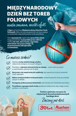 Auchan - gazetka promocyjna Gazetka 30 Lat Hipermarket Auchan od czwartku 02.07 do środy 08.07 - strona 40