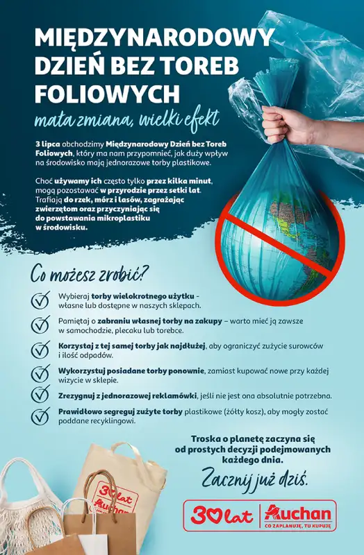 Auchan - gazetka promocyjna Gazetka 30 Lat Hipermarket Auchan od czwartku 02.07 do środy 08.07 - strona 40