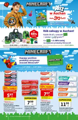 Auchan - gazetka promocyjna Gazetka 30 Lat Hipermarket Auchan od czwartku 02.07 do środy 08.07 - strona 6