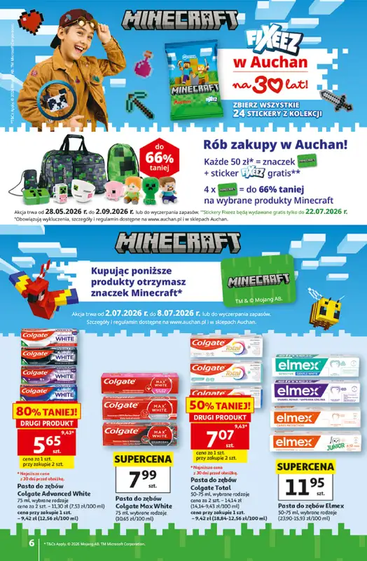 Auchan - gazetka promocyjna Gazetka 30 Lat Hipermarket Auchan od czwartku 02.07 do środy 08.07 - strona 6