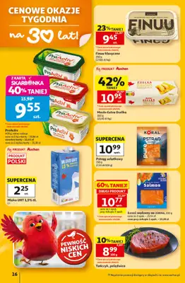 Auchan - gazetka promocyjna Gazetka 30 Lat Hipermarket Auchan od czwartku 02.07 do środy 08.07 - strona 16