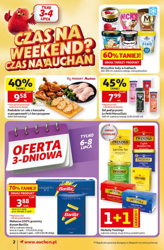 Auchan - gazetka promocyjna Gazetka 30 Lat Supermarket Auchan od czwartku 02.07 do środy 08.07 - strona 2