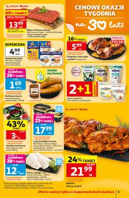 Auchan - gazetka promocyjna Gazetka 30 Lat Supermarket Auchan od czwartku 02.07 do środy 08.07 - strona 5