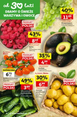 Auchan - gazetka promocyjna Gazetka 30 Lat Supermarket Auchan od czwartku 02.07 do środy 08.07 - strona 4