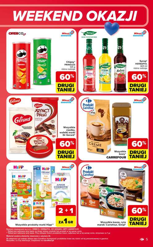 Carrefour - gazetka promocyjna W sumie od czwartku weekend okazji od czwartku 02.07 do soboty 04.07 - strona 5