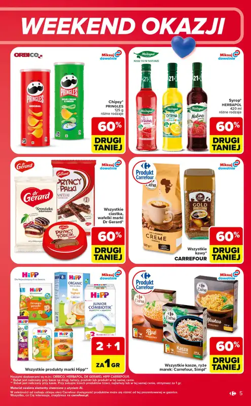 Carrefour Market - gazetka promocyjna W sumie od czwartku weekend okazji od czwartku 02.07 do soboty 04.07 - strona 5