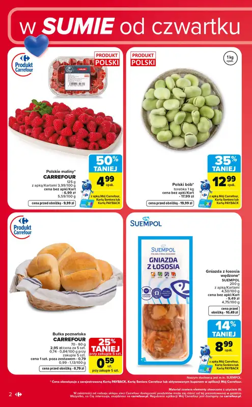 Carrefour Market - gazetka promocyjna W sumie od czwartku weekend okazji od czwartku 02.07 do soboty 04.07 - strona 2