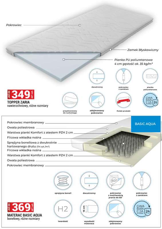 Merkury Market - gazetka promocyjna Gazetka Meble, wypoczynki, materace od środy 01.07 do piątku 31.07 - strona 22