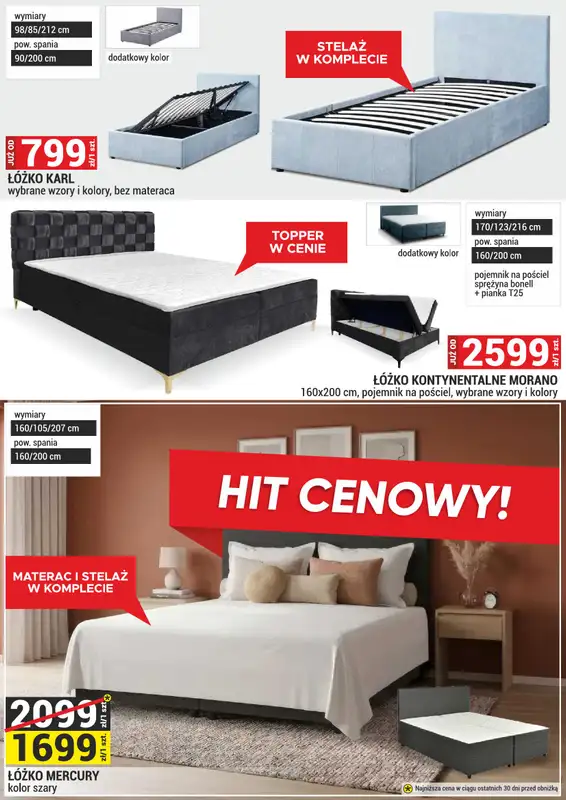Merkury Market - gazetka promocyjna Gazetka Meble, wypoczynki, materace od środy 01.07 do piątku 31.07 - strona 20