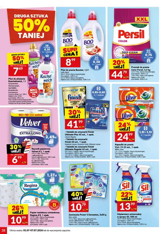 Twój Market - gazetka promocyjna Gazetka od środy 01.07 do wtorku 07.07 - strona 38