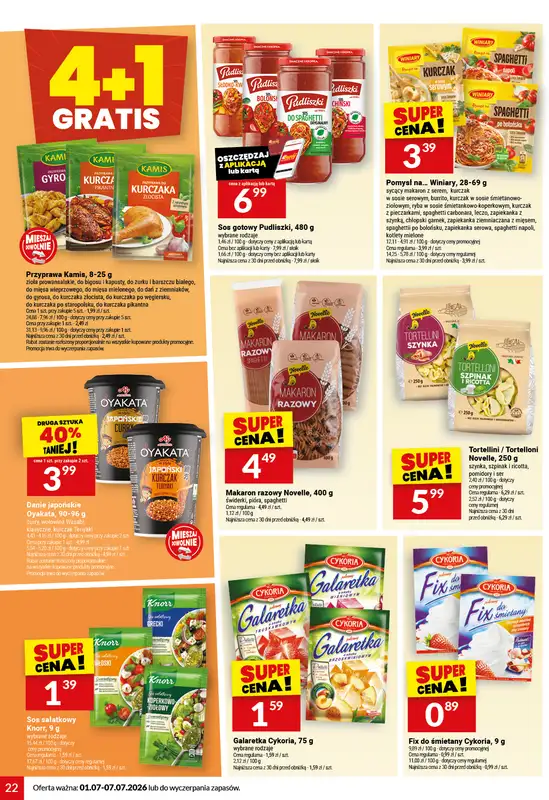 Twój Market - gazetka promocyjna Gazetka od środy 01.07 do wtorku 07.07 - strona 22