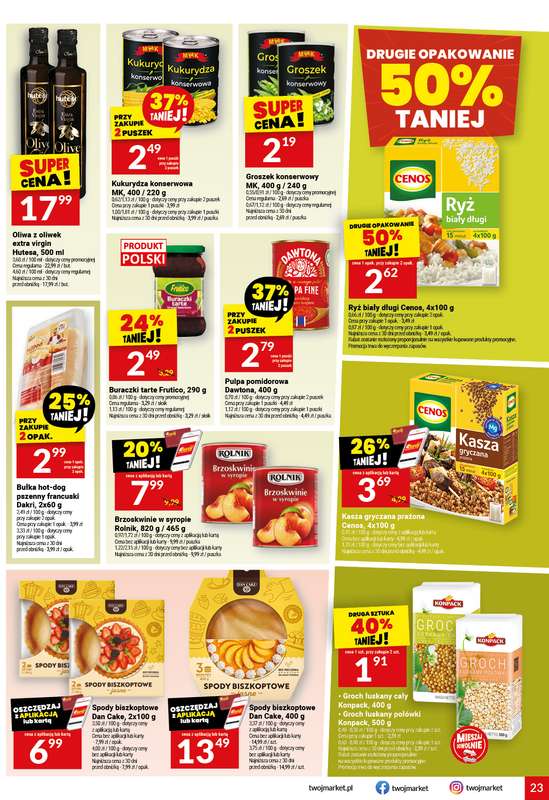 Twój Market - gazetka promocyjna Gazetka od środy 01.07 do wtorku 07.07 - strona 23