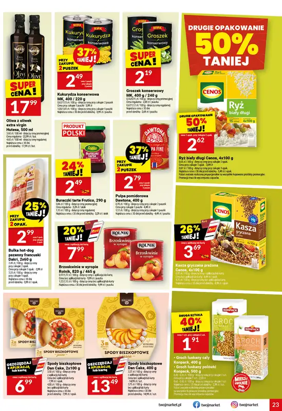 Twój Market - gazetka promocyjna Gazetka od środy 01.07 do wtorku 07.07 - strona 23
