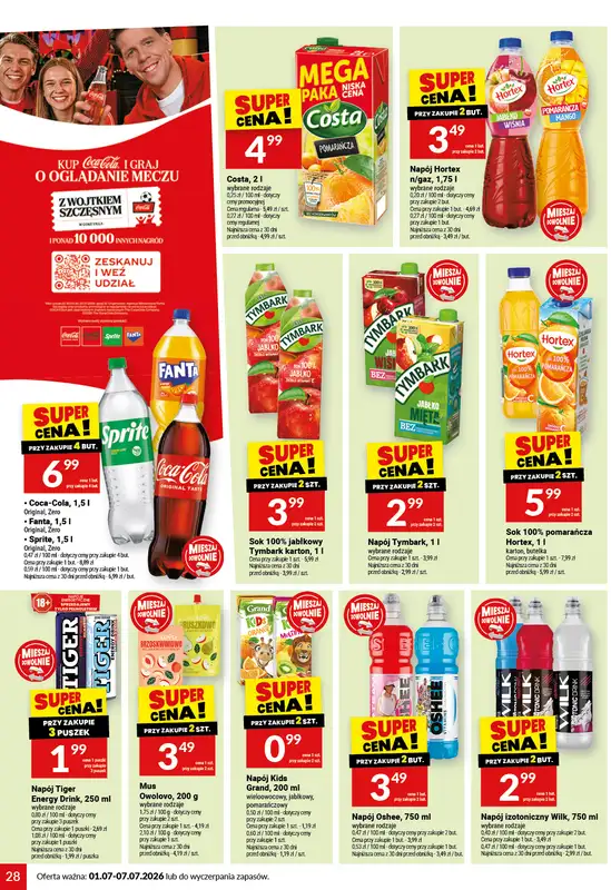 Twój Market - gazetka promocyjna Gazetka od środy 01.07 do wtorku 07.07 - strona 28