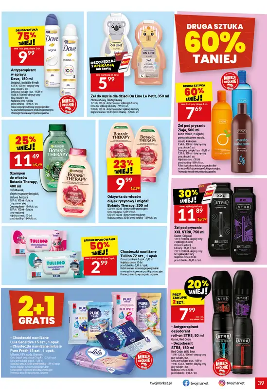 Twój Market - gazetka promocyjna Gazetka od środy 01.07 do wtorku 07.07 - strona 39