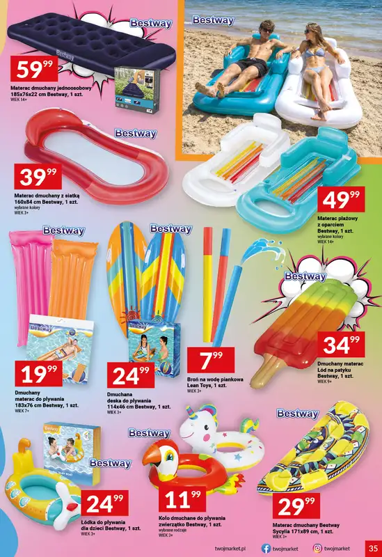 Twój Market - gazetka promocyjna Gazetka od środy 01.07 do wtorku 07.07 - strona 35