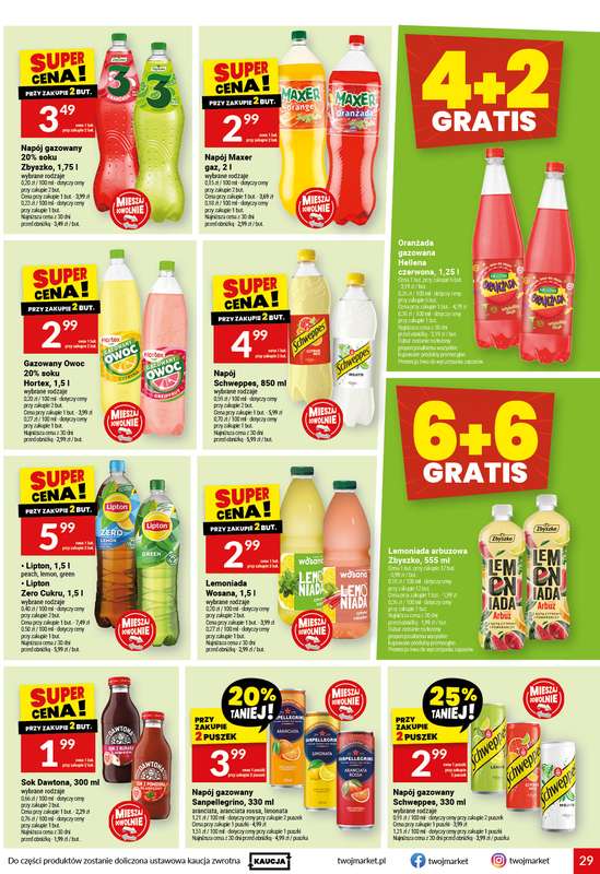 Twój Market - gazetka promocyjna Gazetka od środy 01.07 do wtorku 07.07 - strona 29