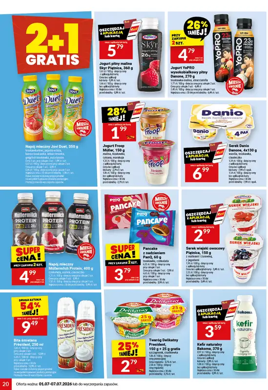 Twój Market - gazetka promocyjna Gazetka od środy 01.07 do wtorku 07.07 - strona 20
