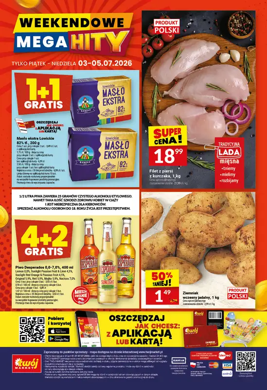 Twój Market - gazetka promocyjna Gazetka od środy 01.07 do wtorku 07.07 - strona 40