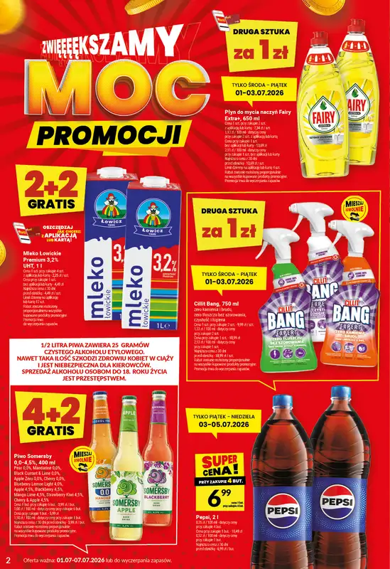 Twój Market - gazetka promocyjna Gazetka od środy 01.07 do wtorku 07.07 - strona 2