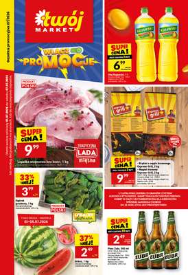Twój Market - gazetka promocyjna Gazetka od środy 01.07 do wtorku 07.07
