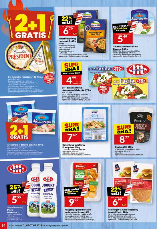 Twój Market - gazetka promocyjna Gazetka od środy 01.07 do wtorku 07.07 - strona 14