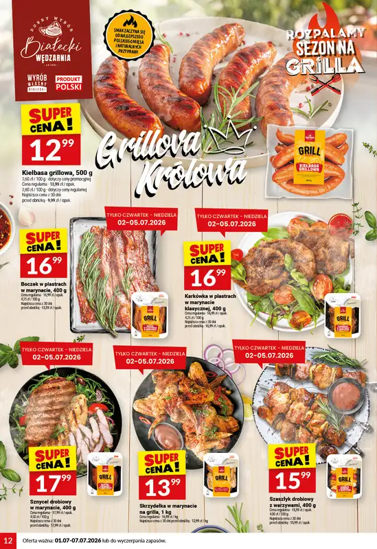 Twój Market - gazetka promocyjna Gazetka od środy 01.07 do wtorku 07.07 - strona 12