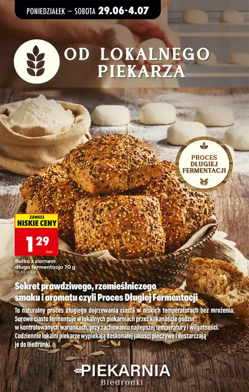 Biedronka - gazetka promocyjna Od poniedziałku, Z ladą tradycyjną od poniedziałku 29.06 do soboty 04.07 - strona 48