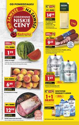 Biedronka - gazetka promocyjna Od poniedziałku, Z ladą tradycyjną od poniedziałku 29.06 do soboty 04.07