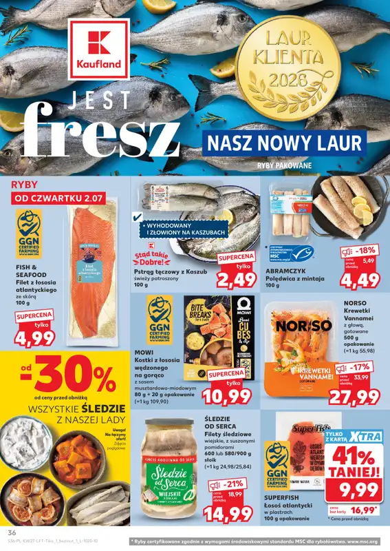 Kaufland - gazetka promocyjna Gazetka Tygodnia  do środy 08.07 - strona 36