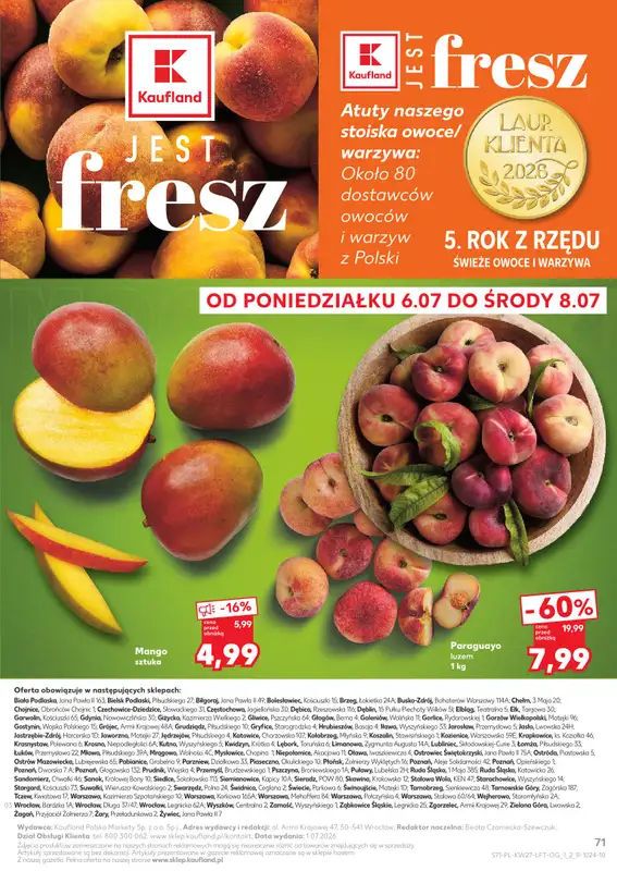 Kaufland - gazetka promocyjna Gazetka Tygodnia od czwartku 02.07 do środy 08.07 - strona 71