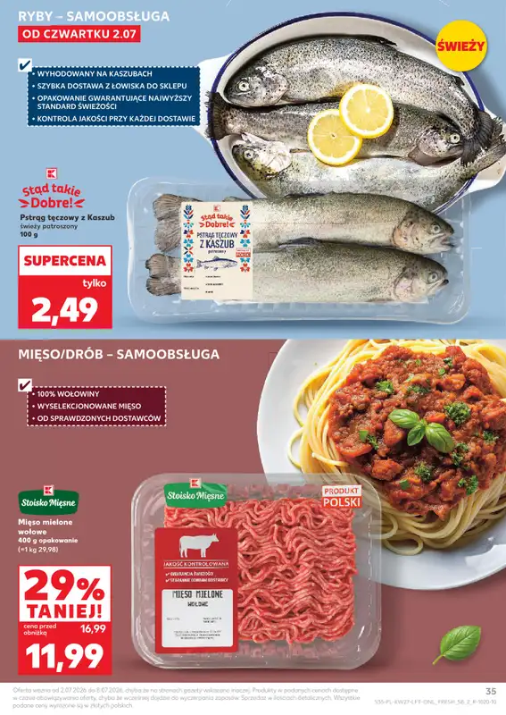 Kaufland - gazetka promocyjna Gazetka Tygodnia  do środy 08.07 - strona 35