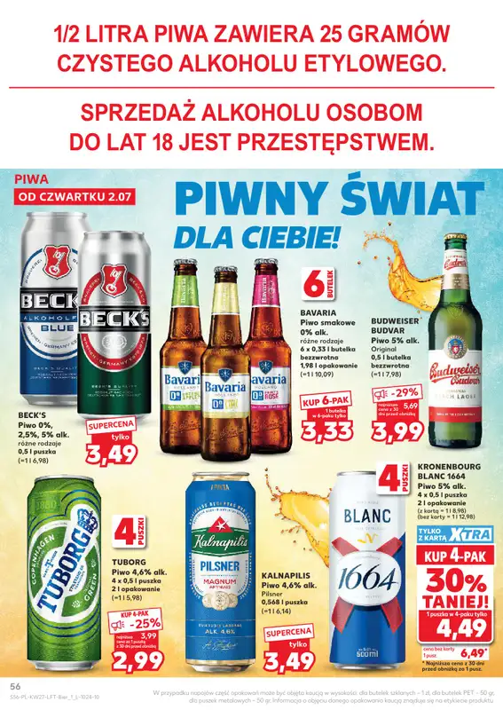 Kaufland - gazetka promocyjna Gazetka Tygodnia od czwartku 02.07 do środy 08.07 - strona 56