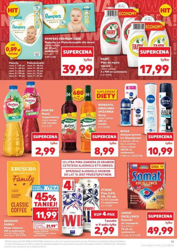 Kaufland - gazetka promocyjna Gazetka Tygodnia  do środy 08.07 - strona 11