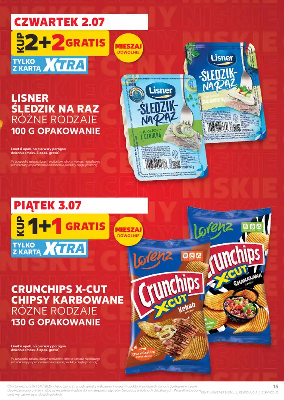 Kaufland - gazetka promocyjna Gazetka Tygodnia  do środy 08.07 - strona 15