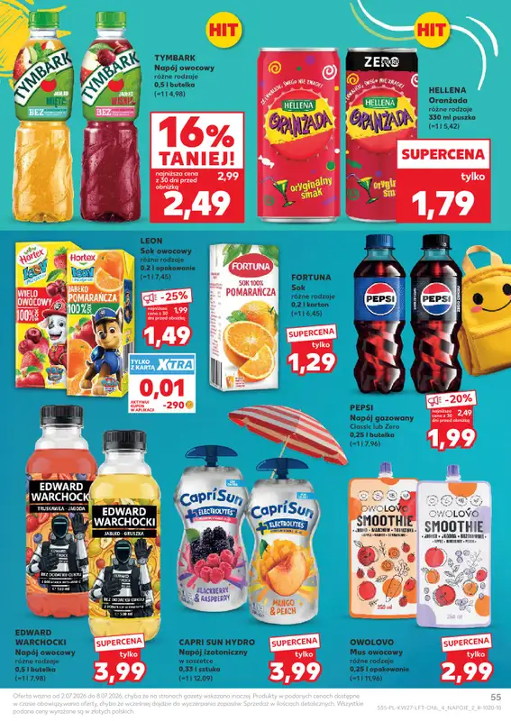 Kaufland - gazetka promocyjna Gazetka Tygodnia  do środy 08.07 - strona 55