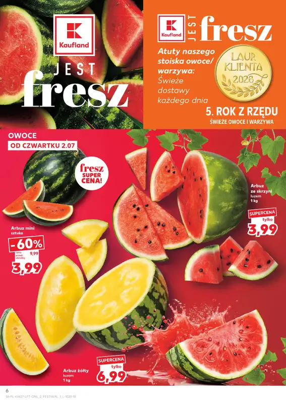 Kaufland - gazetka promocyjna Gazetka Tygodnia  do środy 08.07 - strona 6