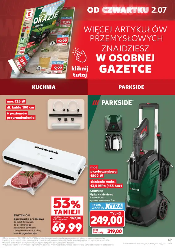 Kaufland - gazetka promocyjna Gazetka Tygodnia od czwartku 02.07 do środy 08.07 - strona 69