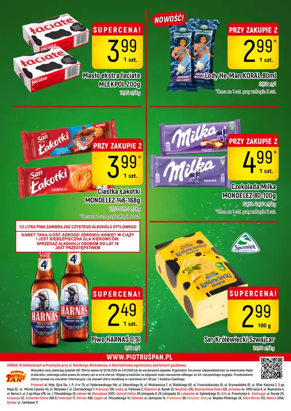Delikatesy Piotruś Pan - gazetka promocyjna Gazetka od wtorku 30.06 do soboty 04.07 - strona 16