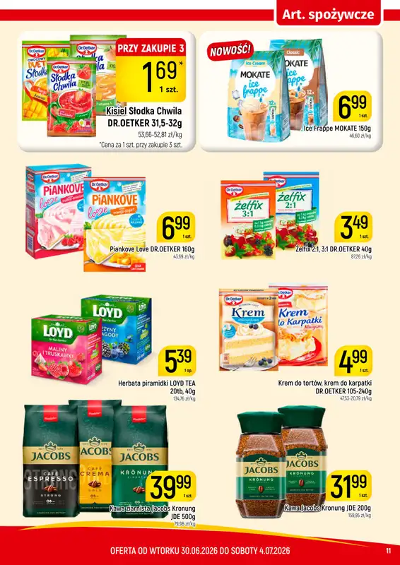 Delikatesy Piotruś Pan - gazetka promocyjna Gazetka od wtorku 30.06 do soboty 04.07 - strona 11