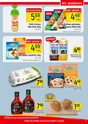 Delikatesy Piotruś Pan - gazetka promocyjna Gazetka od wtorku 30.06 do soboty 04.07 - strona 5