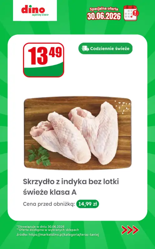 Dino - gazetka promocyjna Specjalna oferta na 30.06.2026 - promocje spoza gazetki od wtorku 30.06 do wtorku 30.06 - strona 7