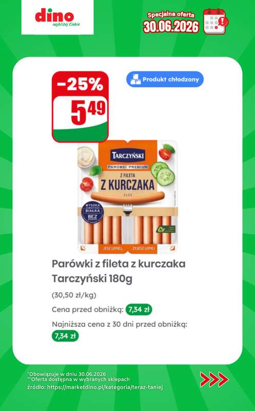 Dino - gazetka promocyjna Specjalna oferta na 30.06.2026 - promocje spoza gazetki od wtorku 30.06 do wtorku 30.06 - strona 3