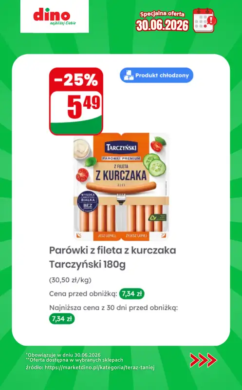 Dino - gazetka promocyjna Specjalna oferta na 30.06.2026 - promocje spoza gazetki od wtorku 30.06 do wtorku 30.06 - strona 3