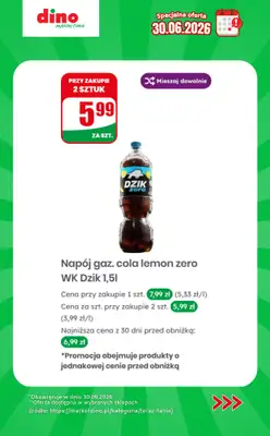 Dino - gazetka promocyjna Specjalna oferta na 30.06.2026 - promocje spoza gazetki od wtorku 30.06 do wtorku 30.06 - strona 5