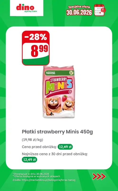 Dino - gazetka promocyjna Specjalna oferta na 30.06.2026 - promocje spoza gazetki od wtorku 30.06 do wtorku 30.06 - strona 9